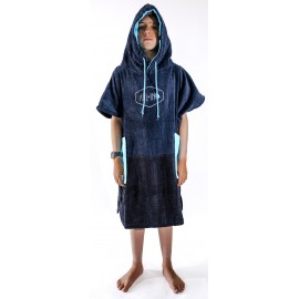 Poncho All-In Junior Blue Surf