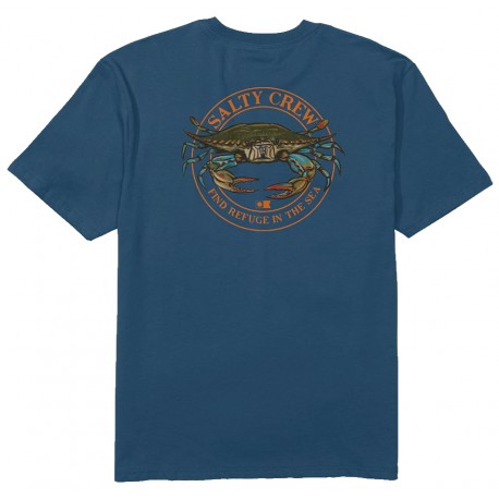 Men's T-Shirt Salty Crew Jimmy Cast Blue