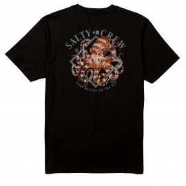 Men's T-Shirt Salty Crew Octopod Black