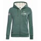 Sweat Doublé Sherpa Femme STERED Héritage Vintage Vert