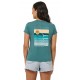 Salty Crew Retro Wave Modern Teal Women Tee