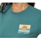 Tee Shirt Femme Salty Crew Retro Wave Modern Teal