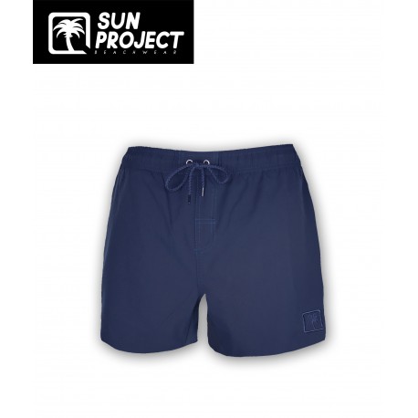 SUN PROJECT Men's Navy Waffle-Knit Board Shorts
