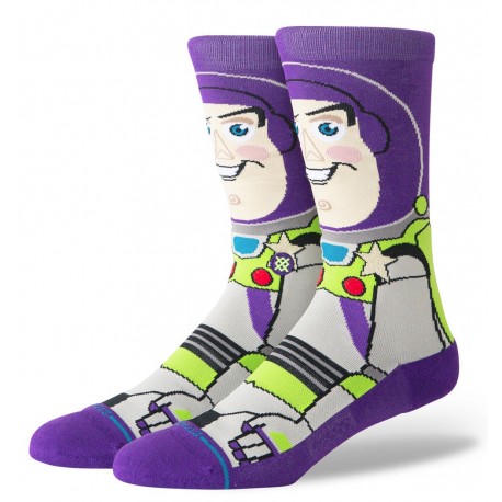 Stance Buzz Crew Purple Socks