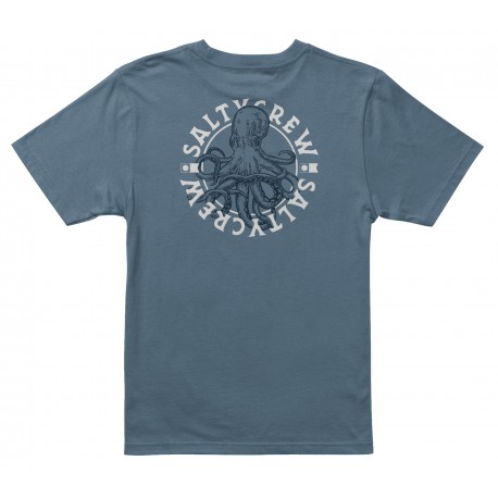 Tee Shirt Junior Salty Crew Tentacles Boys Slate