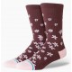 Chaussettes STANCE Floral Dreams Crew Brown
