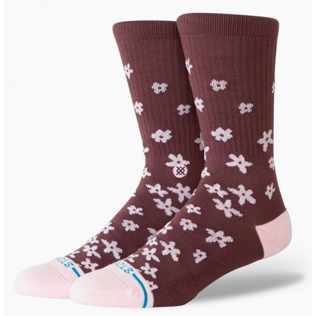 STANCE Floral Dreams Crew Socks - Brown