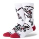 Chaussettes STANCE Skeleton Crew White