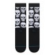 Chaussettes STANCE Static Skull Crew Black