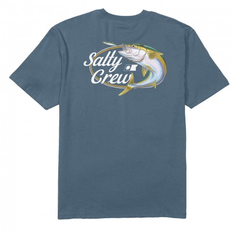 Tee Shirt Homme Salty Crew Yellow Tailed Slate