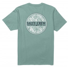 Men's Tee Shirt Salty Crew Split Fill Short Sleeve Mackarel
