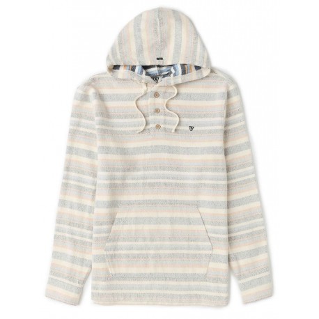 Sweat Homme VISSLA Descanso Heavy Flannel Popover Bone