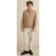 Chemise Rhythm Manche Longue Linen Chambray Coffee