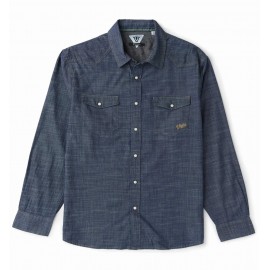 Chemise Manches Longues Homme VISSLA Jay Bay Denim Surf