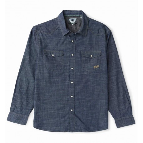 Chemise Manches Longues Homme VISSLA Jay Bay Denim Surf
