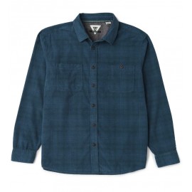 Chemise Manches Longues Homme VISSLA Rails Cord Eco Dark Slate