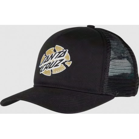 Casquette Santa Cruz Broken Dot Meshback Black