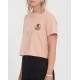 VOLCOM Dial Crop Women's T-Shirt - Misty Rose