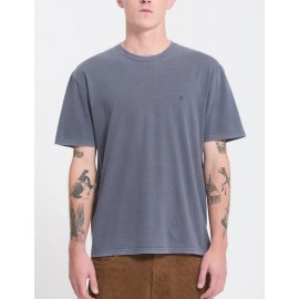 VOLCOM Men's Solid Stone T-Shirt - Storm Blue