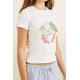Tee Shirt Femme Rhythm Dolphin Every Day Blanc