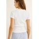 Tee Shirt Femme Rhythm Dolphin Every Day Blanc