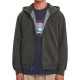 Volcom Single Stone Men's Zip-Up Hoodie – Rinsed Black