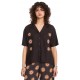 Chemise Femme Volcom EMB Midnite Ramble Top Vintage Black