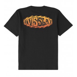 VISSLA Men's Meltdown Oversized Organic Cotton T-Shirt - Black