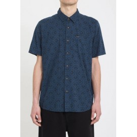 Chemise Homme Volcom Scaler Stone Woven Midnight Blue
