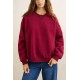 Sweatshirt Femme Rhythm Everyday Crew Neck Fleece Plume