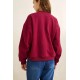 Sweatshirt Femme Rhythm Everyday Crew Neck Fleece Plume