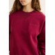 Rhythm Everyday Crew Neck Woman Fleece Plume