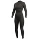 Combinaison Sooruz Femme Divine Organic Oysterprene Back Zip 5/4mm Black