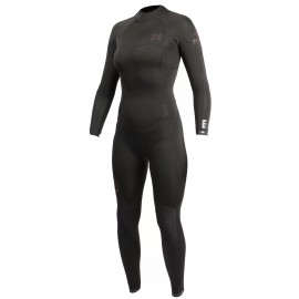 Combinaison Sooruz Femme Divine Organic Oysterprene Back Zip 5/4mm Black
