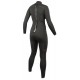 Combinaison Sooruz Femme Divine Organic Oysterprene Back Zip 5/4mm Black
