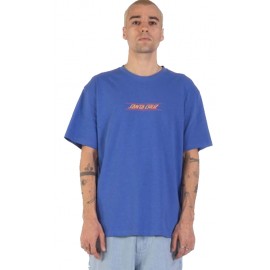 Santa Cruz Classic Fade Strip Centre Sapphire Tee Shirt