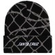 Bonnet Santa Cruz Spot Chain Noir