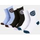 Pack de Trois Paires de Chaussettes Santa Cruz Womens Pop Dot Assortis