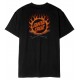 Santa Cruz Forging Dot Tee Shirt Black