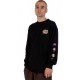 Santa Cruz Knibbs Cryptic Long Sleeves Tee Shirt Black