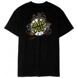 Tee Shirt Santa Cruz Grabke Exploding Dot Black
