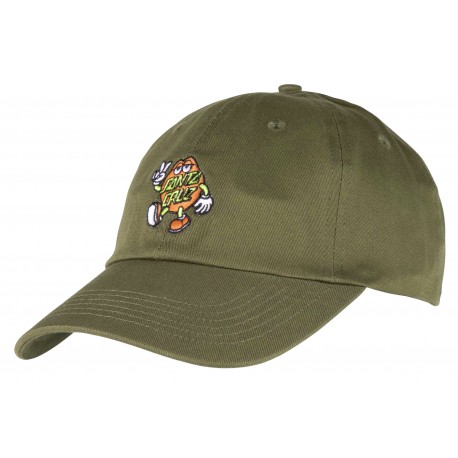 Santa Cruz Dot Guy Cap Deep Olive
