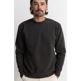 Sweat Homme Rhythm Classic Fleece Crew Silver Vintage Black