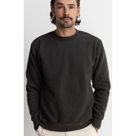 Sweat Homme Rhythm Classic Fleece Crew Silver Vintage Black
