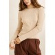 Pull Femme Rhythm Essential Long Sleeve Knit Top Oat