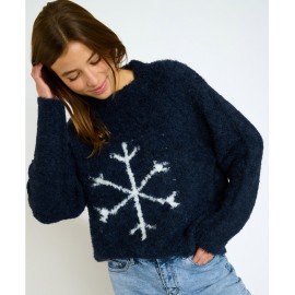 Pull Femme Banana Moon Damon Crystalba Marine