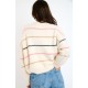 Pull femme Banana Moon Damiane Huffhil Ecru