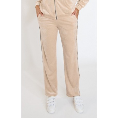 Pantalon de Jogging en Velours BANANA MOON Adrian Seashine Ecru