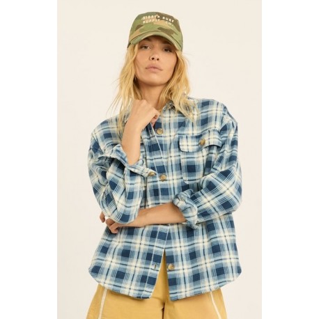 Chemise Polaire Femme Sistrevolution Night Waves E cozy Deep Sea