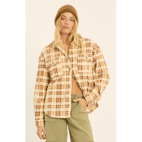 Chemise Polaire Femme Sistrevolution Night Waves E cozy Mulberry